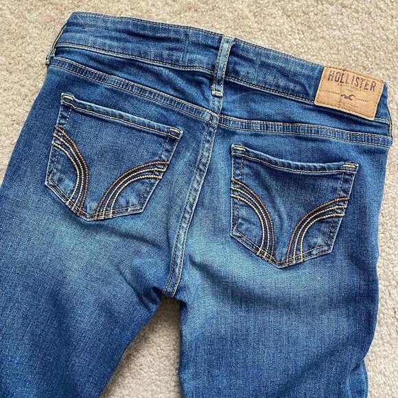 Hollister Juniors 1S / 1 Short Denim Jeans Actual W 25.5 x I 29 1/4 Short Inseam - Picture 6 of 12